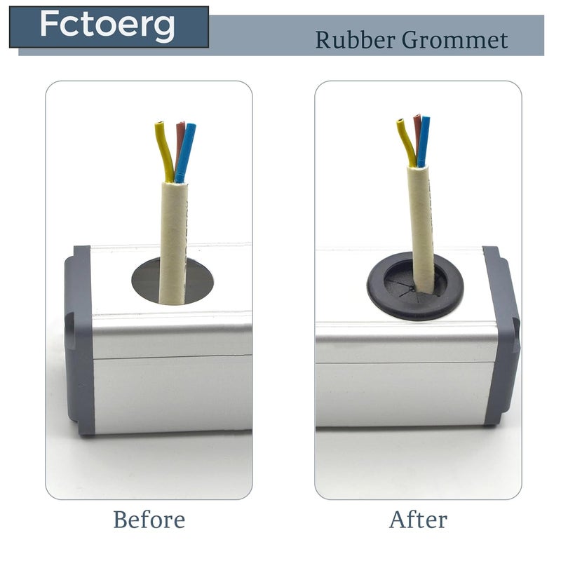 Fctoerg Rubber Grommets for Wiring Firewall Hole Plugs Wire Protection Grommet Electrical Appliance Tubing Plumbing for 1-1/4" Drill Hole - Image 5